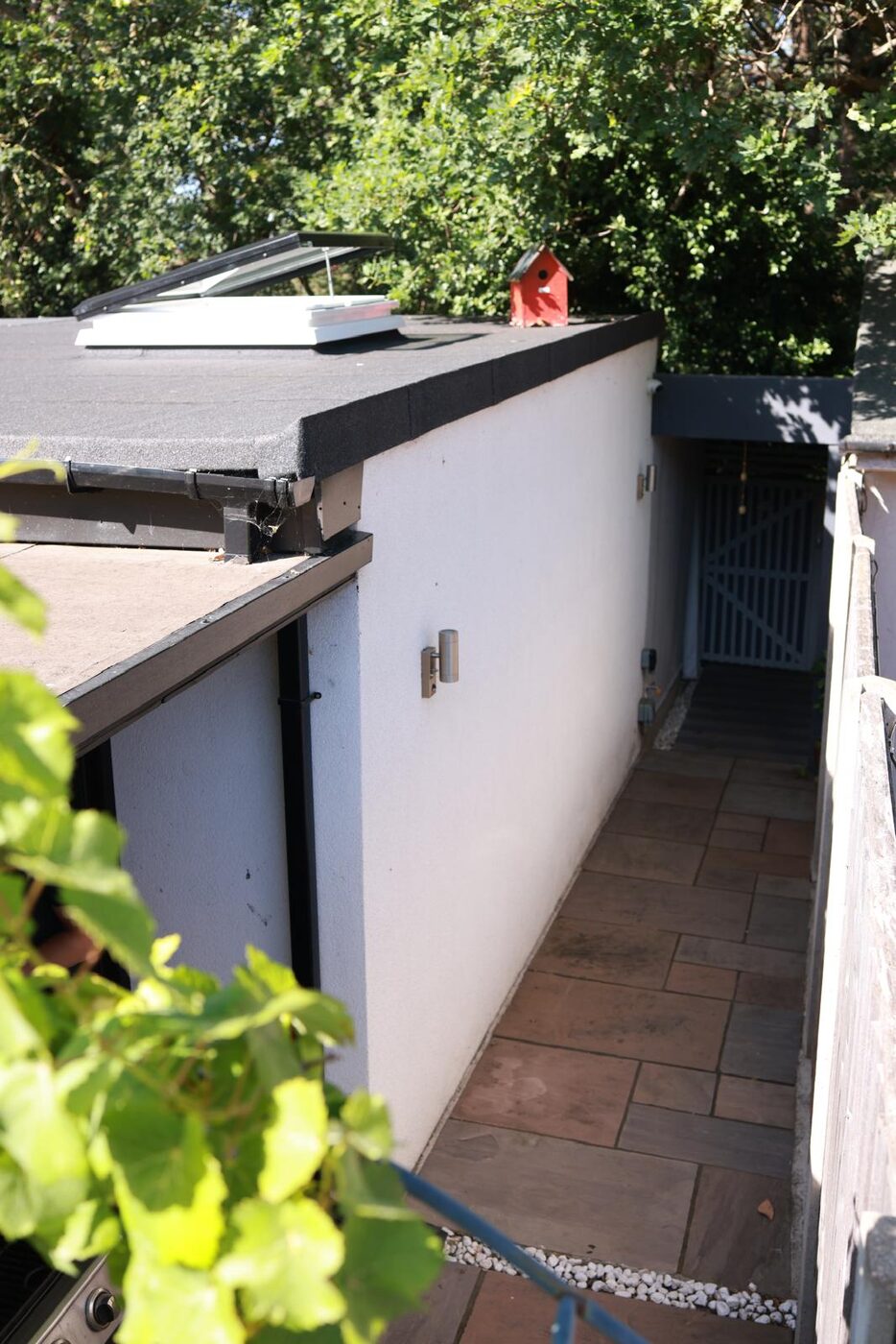 The private garden deck