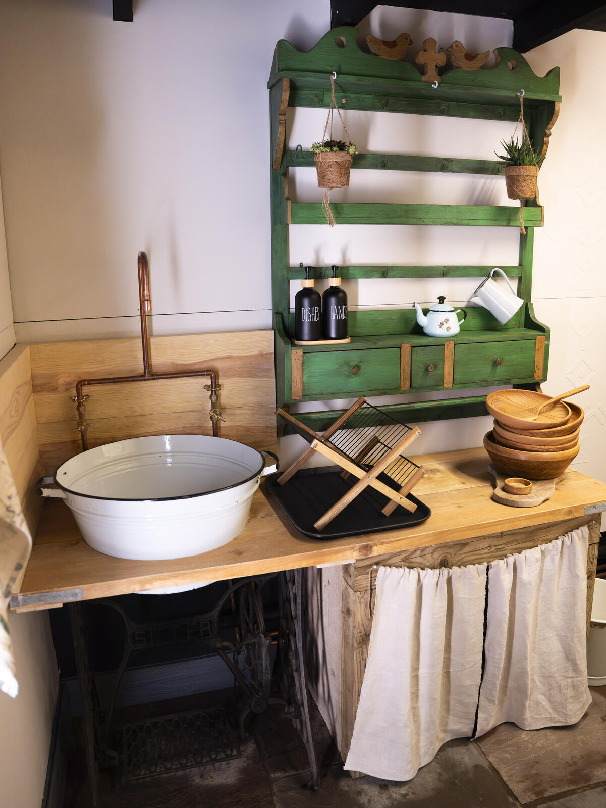 The kitchenette at Mazanka London
